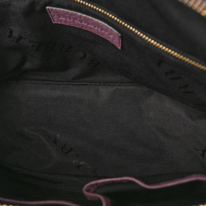 Burberry Heritage Grain Small Orchard Bowling Bag Purple 5 of 9