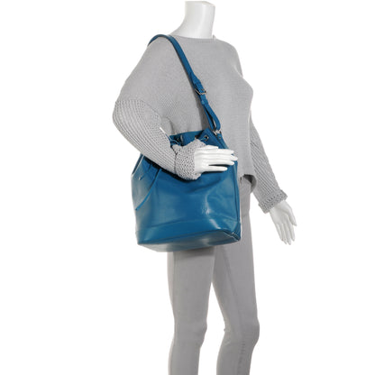Louis Vuitton Epi Noe NM Cyan 2 of 8