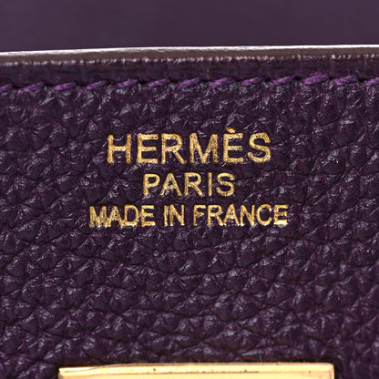 Hermes Togo Birkin 35 Raisin 26 of 37