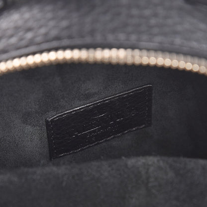 Valentino Garavani Pebbled Calfskin Mini Rockstud Backpack Black 6 of 6