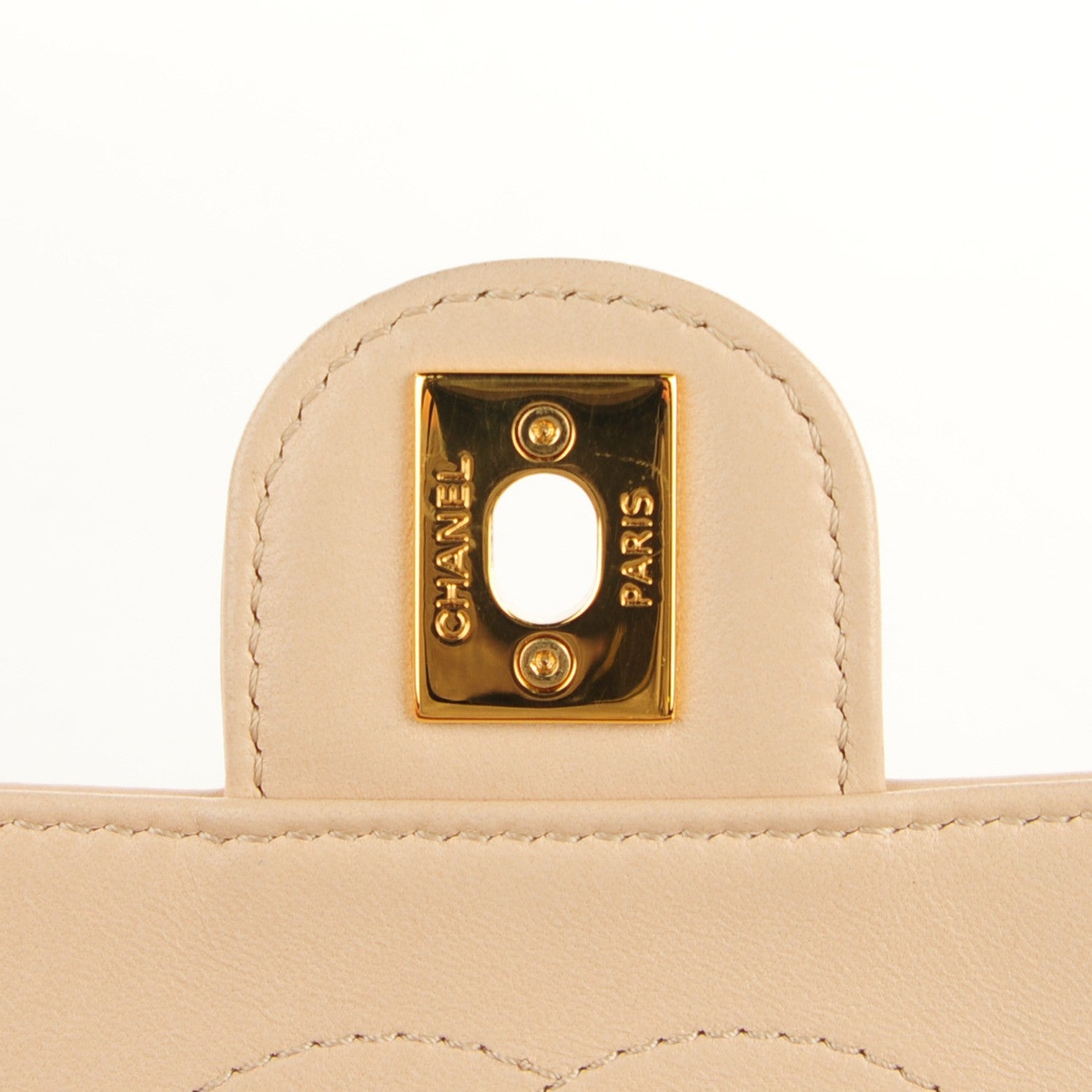 Chanel Jersey Quilted Small Coco Sailor Flap Beige Navy 7 of 10