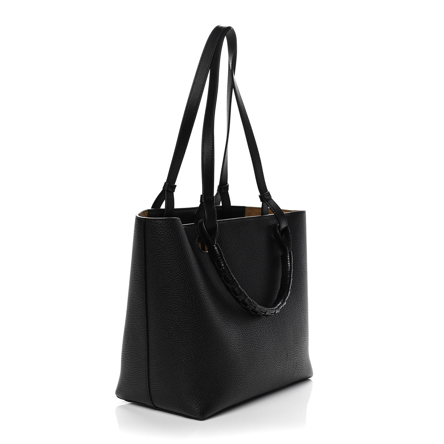 Loewe Calfskin Small Anagram Tote Black 3 of 10