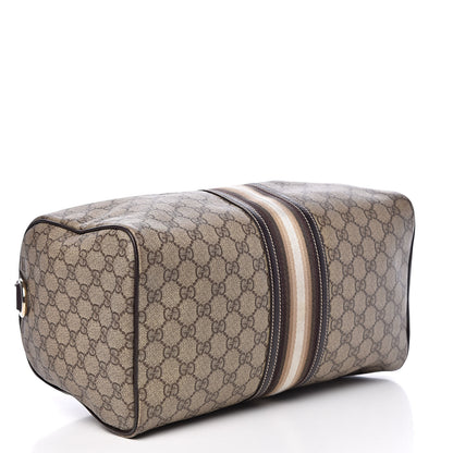 Gucci GG Plus Monogram Web Medium Joy Boston Dark Brown 4 of 14