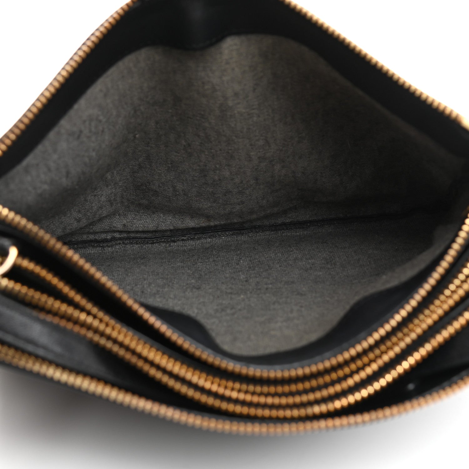 Celine Lambskin Large Trio Crossbody Bag Black 5 of 14