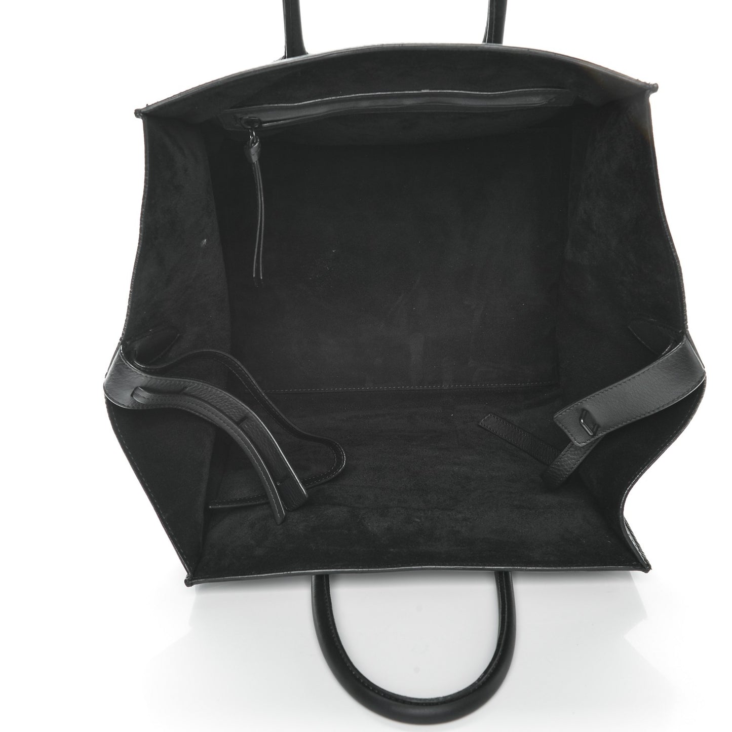 Supple Calfskin Medium Phantom Luggage Black