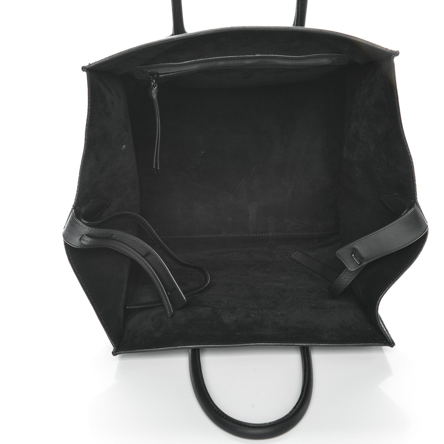 Celine Supple Calfskin Medium Phantom Luggage Black 5 of 8