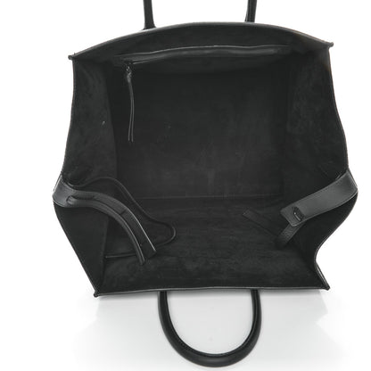Celine Supple Calfskin Medium Phantom Luggage Black 5 of 8