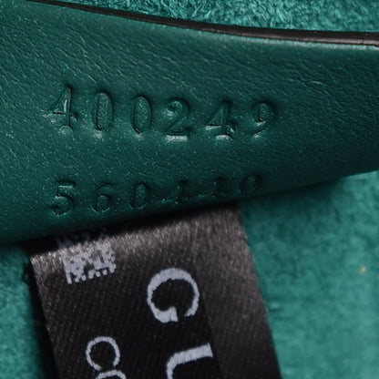 Gucci GG Supreme Monogram Willow Hill Embroidered Small Dionysus Shoulder Bag Emerald 8 of 11
