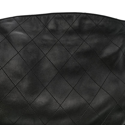 Chanel Lambskin Stitched Medium Ultimate Soft Tote Black 11 of 12