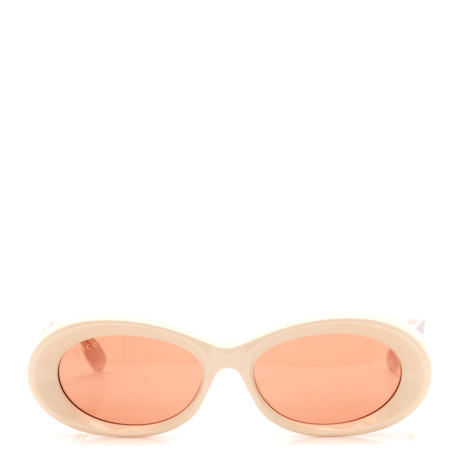 Gucci Acetate Oval Frame GG1527S Sunglasses Beige 2 of 8