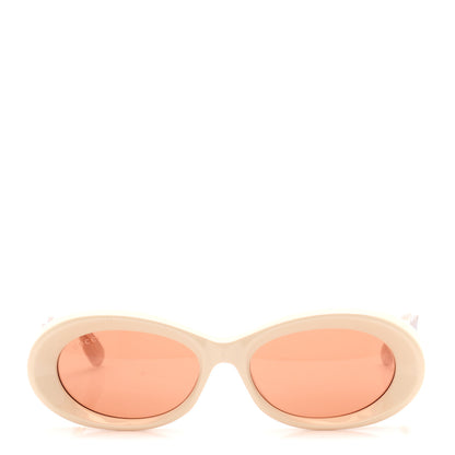 Gucci Acetate Oval Frame GG1527S Sunglasses Beige 2 of 8