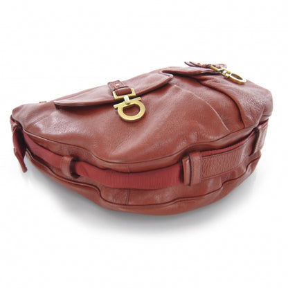 FASHIONPHILE SALVATOREFERRAGAMOLeatherGanciniHoboRed 4 of 7