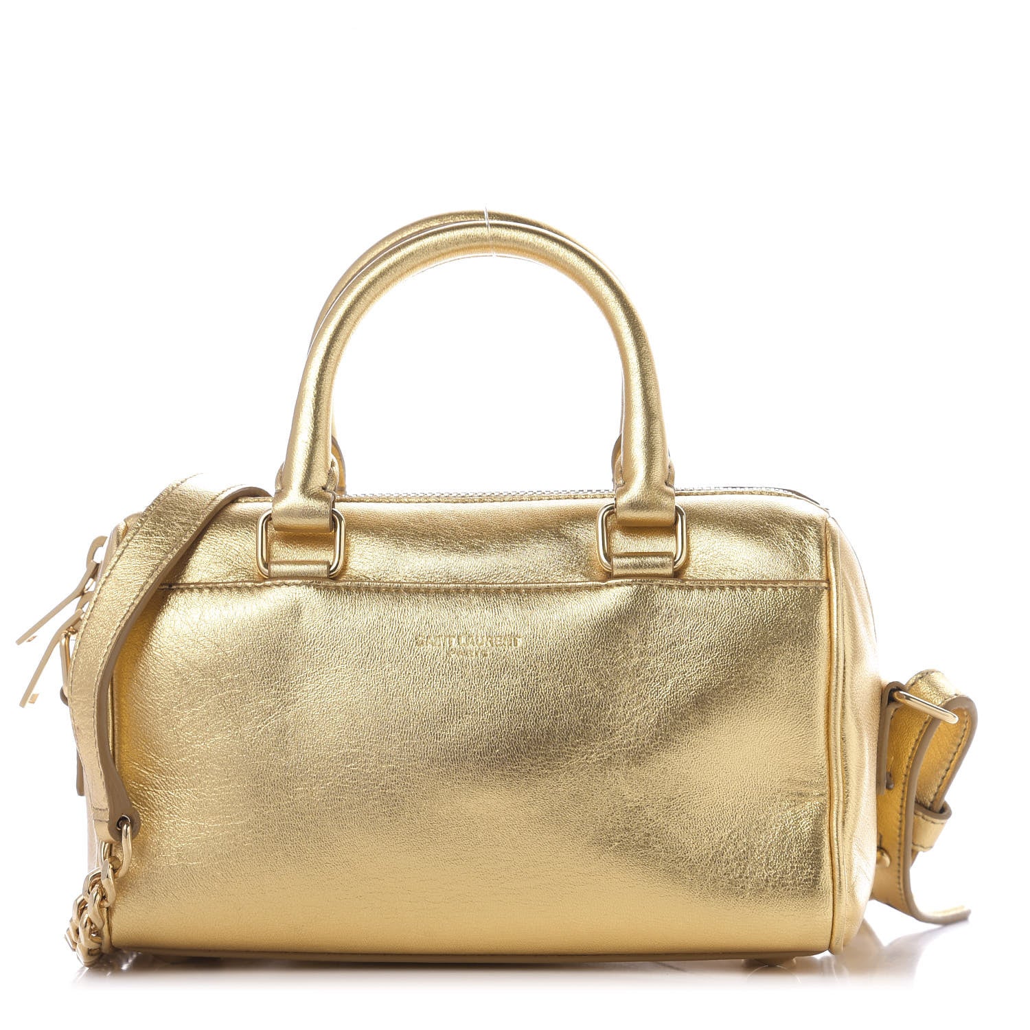 Saint Laurent Metallic Lambskin Classic Toy Duffle Gold 1 of 10