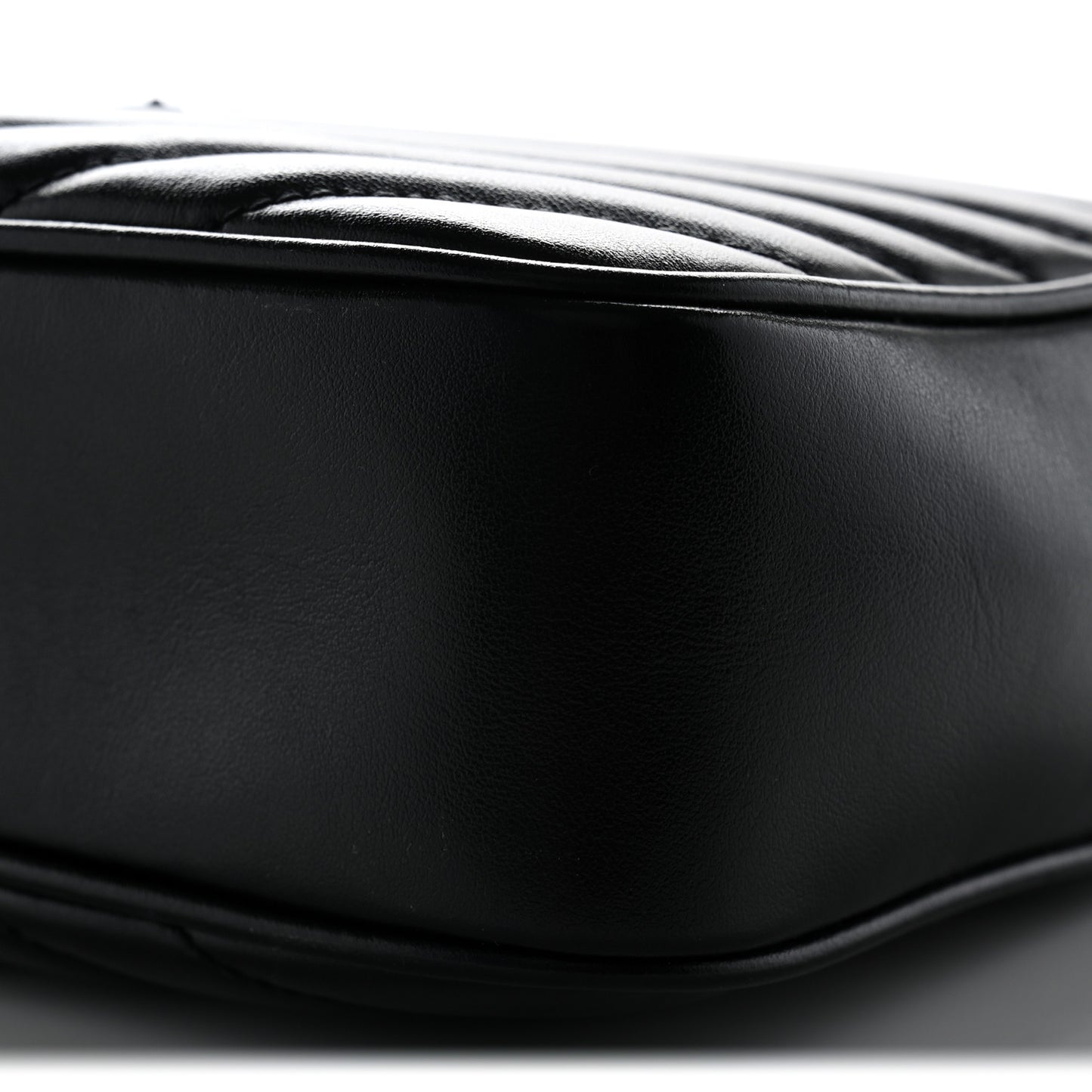 Calfskin Matelasse Monogram Monochrome Lou Camera Bag Black