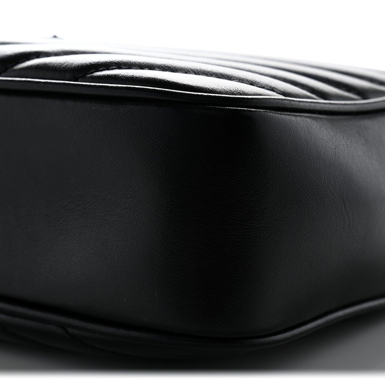 Saint Laurent Calfskin Matelasse Monogram Monochrome Lou Camera Bag Black 10 of 11