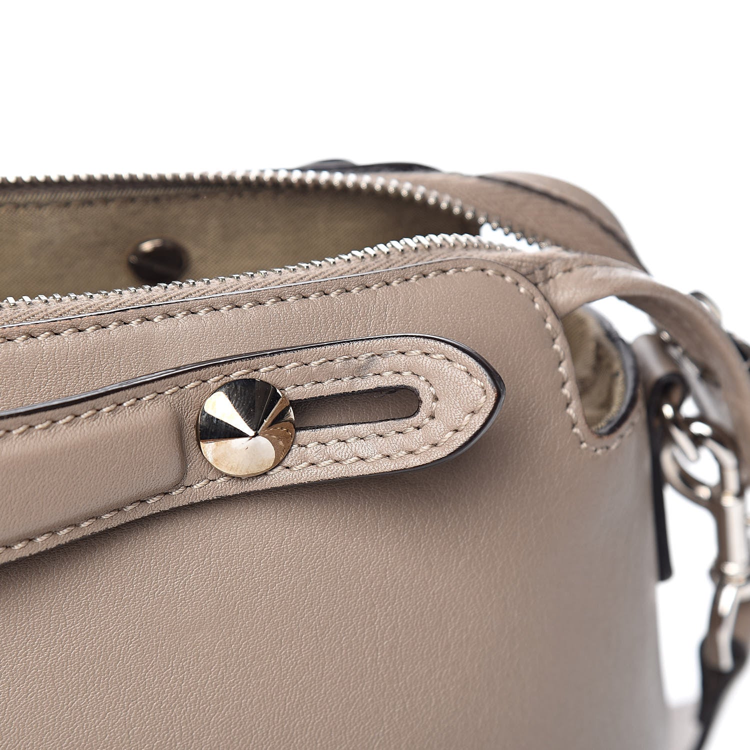 Fendi Vitello Dolce Medium By The Way Boston Bag Tortora 8 of 13