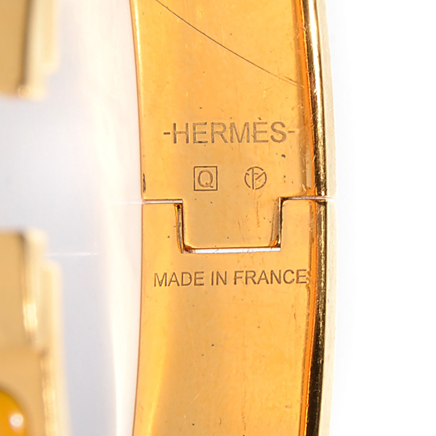 Hermes Enamel Narrow H Bracelet PM 5 of 5
