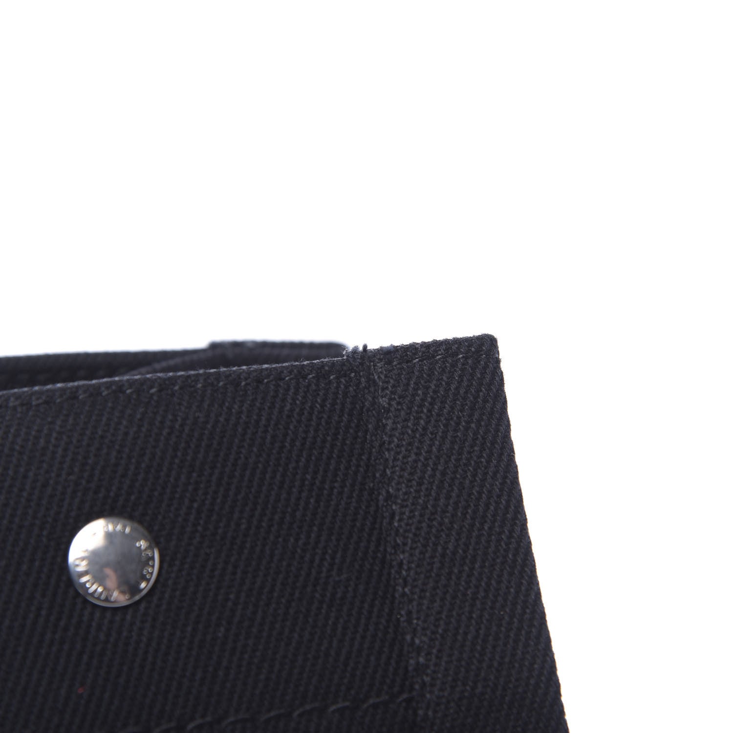 Saint Laurent Canvas Calfskin Rive Gauche North South Noe Tote Black White 7 of 10