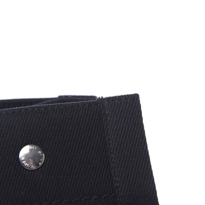 Saint Laurent Canvas Calfskin Rive Gauche North South Noe Tote Black White 7 of 10