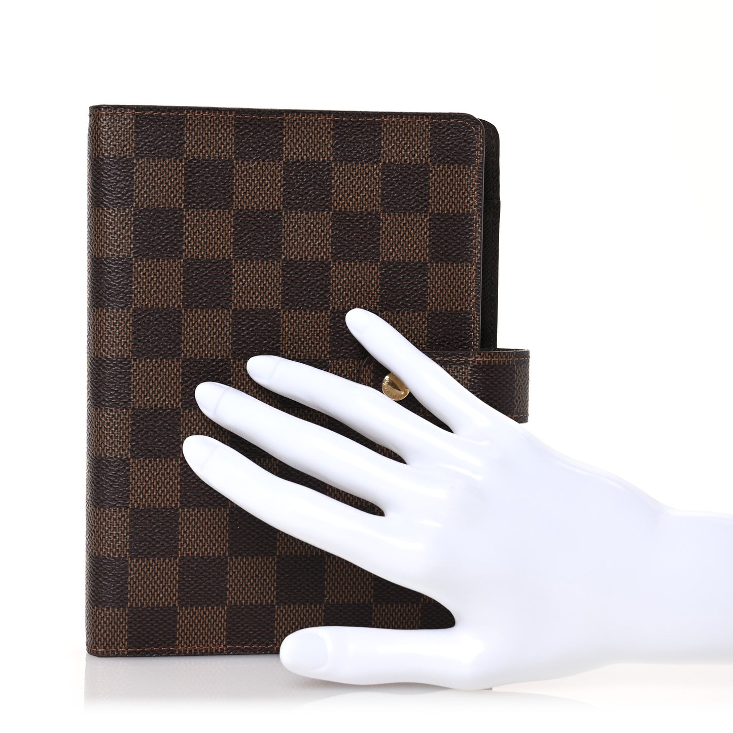 Damier Ebene Medium Ring Agenda Cover