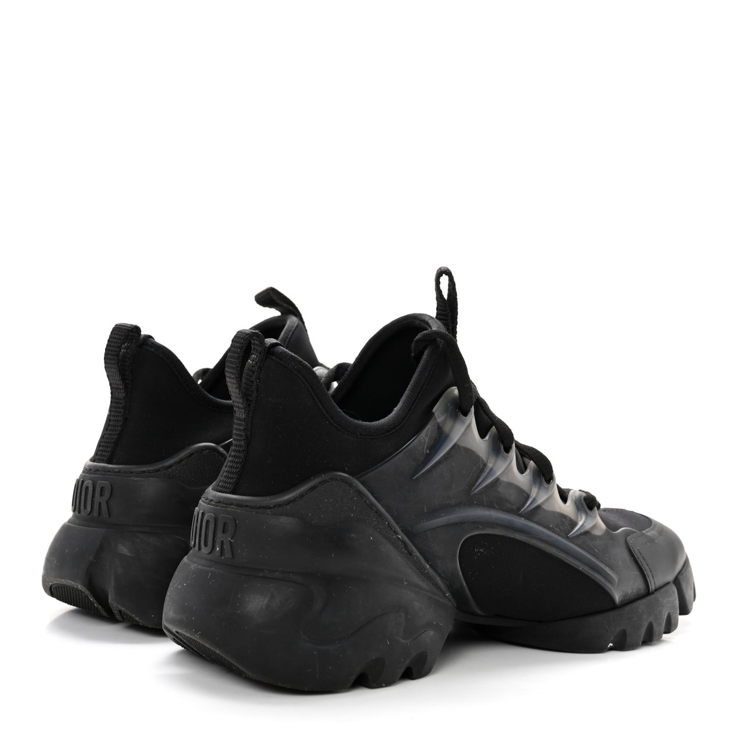 Neoprene Rubber Womens D-Connect Sneakers 36 Black