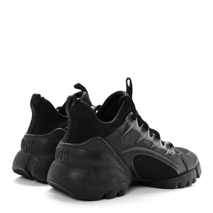 Christian Dior Neoprene Rubber Womens D-Connect Sneakers 36 Black 4 of 14