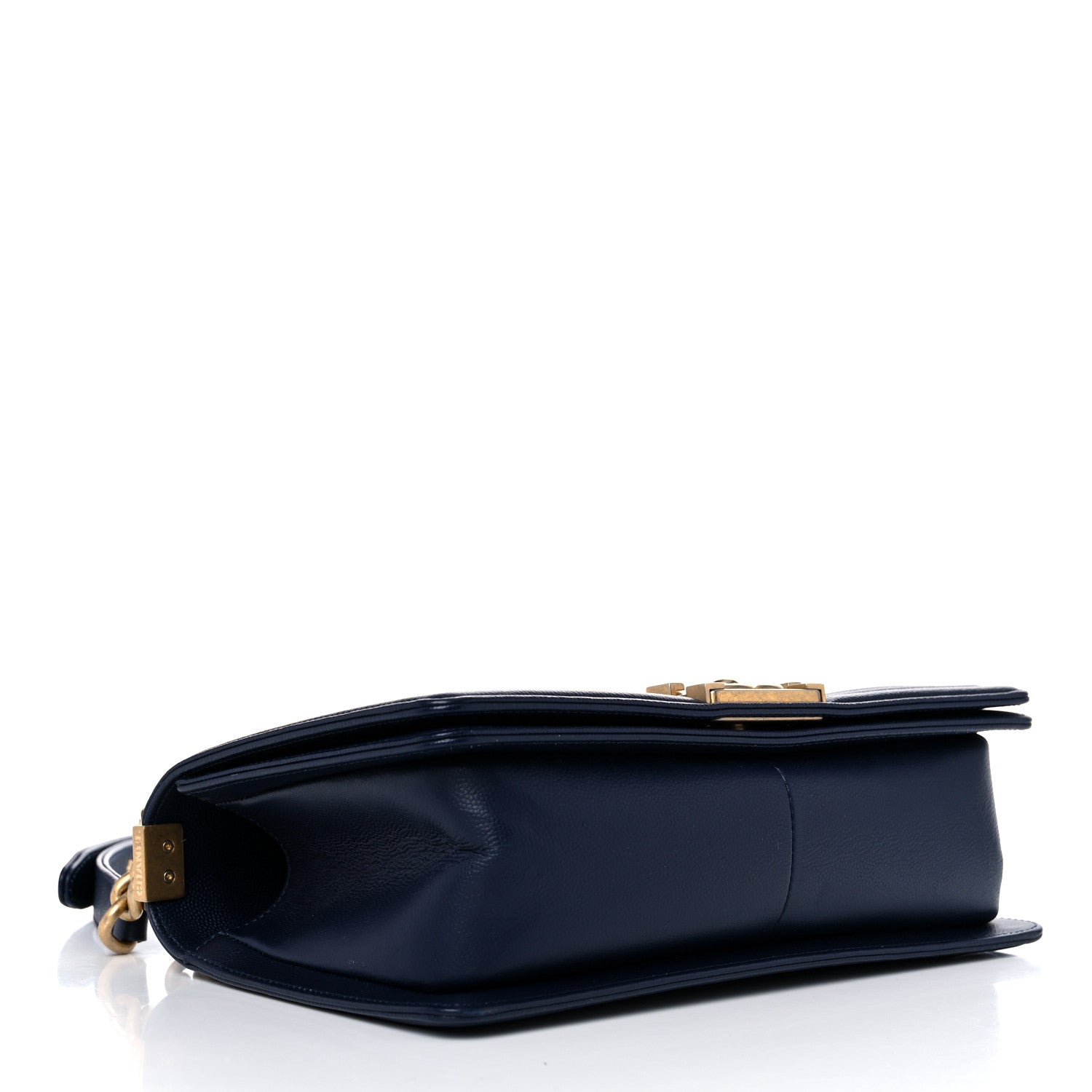 Chanel Caviar Quilted Medium Boy Flap Dark Blue 3 of 12