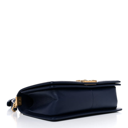 Chanel Caviar Quilted Medium Boy Flap Dark Blue 3 of 12