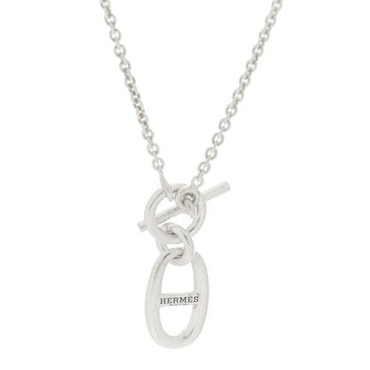 Hermes Sterling Silver Amulette Chaine d'Ancre Necklace 4 of 5