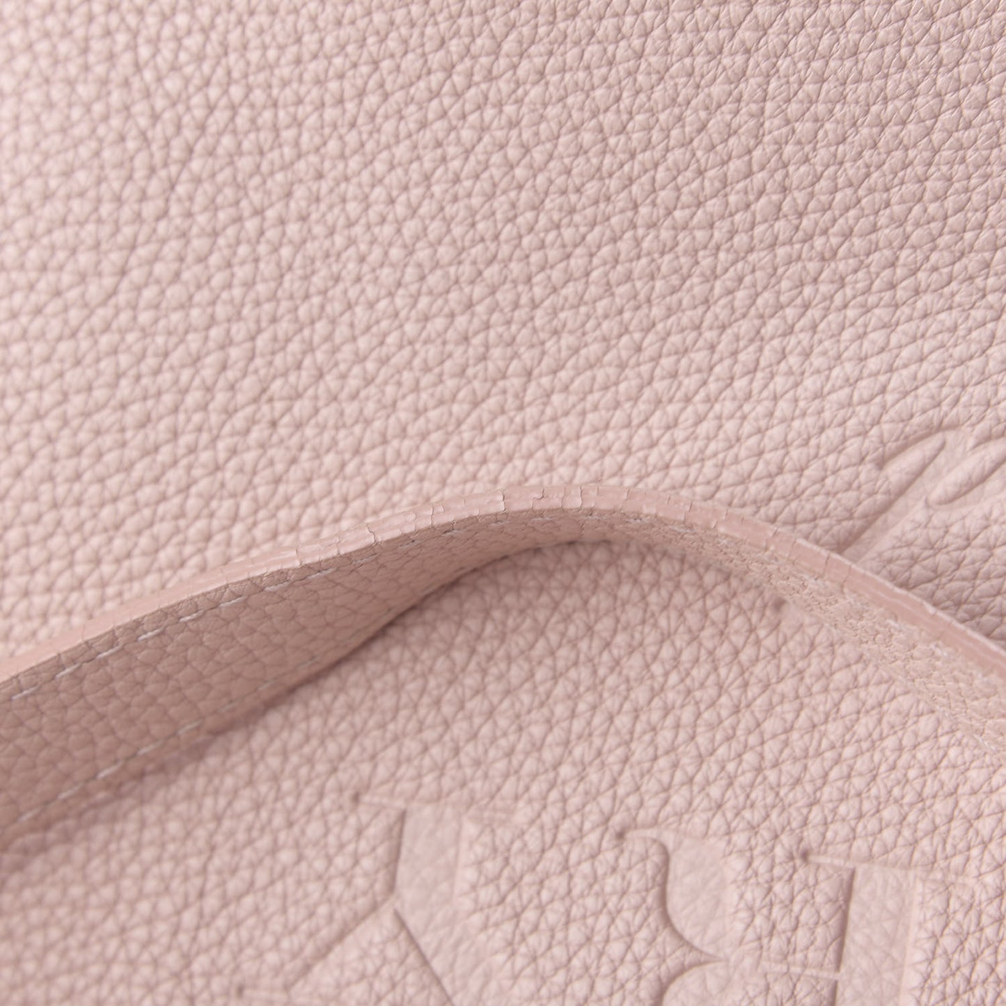 Grainy Calfskin Remington Tote Pale Ash Rose