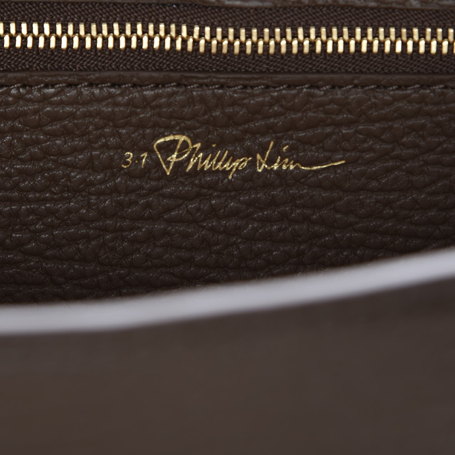 3.1 Phillip Lim 3.1 Textured Calfskin Medium Pashli Satchel Taupe 7 of 8