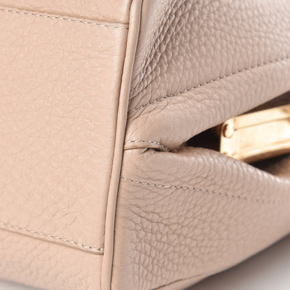 Dolce & Gabbana Calfskin Agata Shoulder Bag Taupe 7 of 9