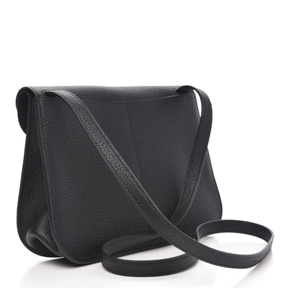 Hermes Taurillon Clemence Halzan 25 Black 4 of 12