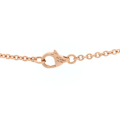 Cartier 18K Pink Gold Interlocking LOVE Necklace 4 of 4
