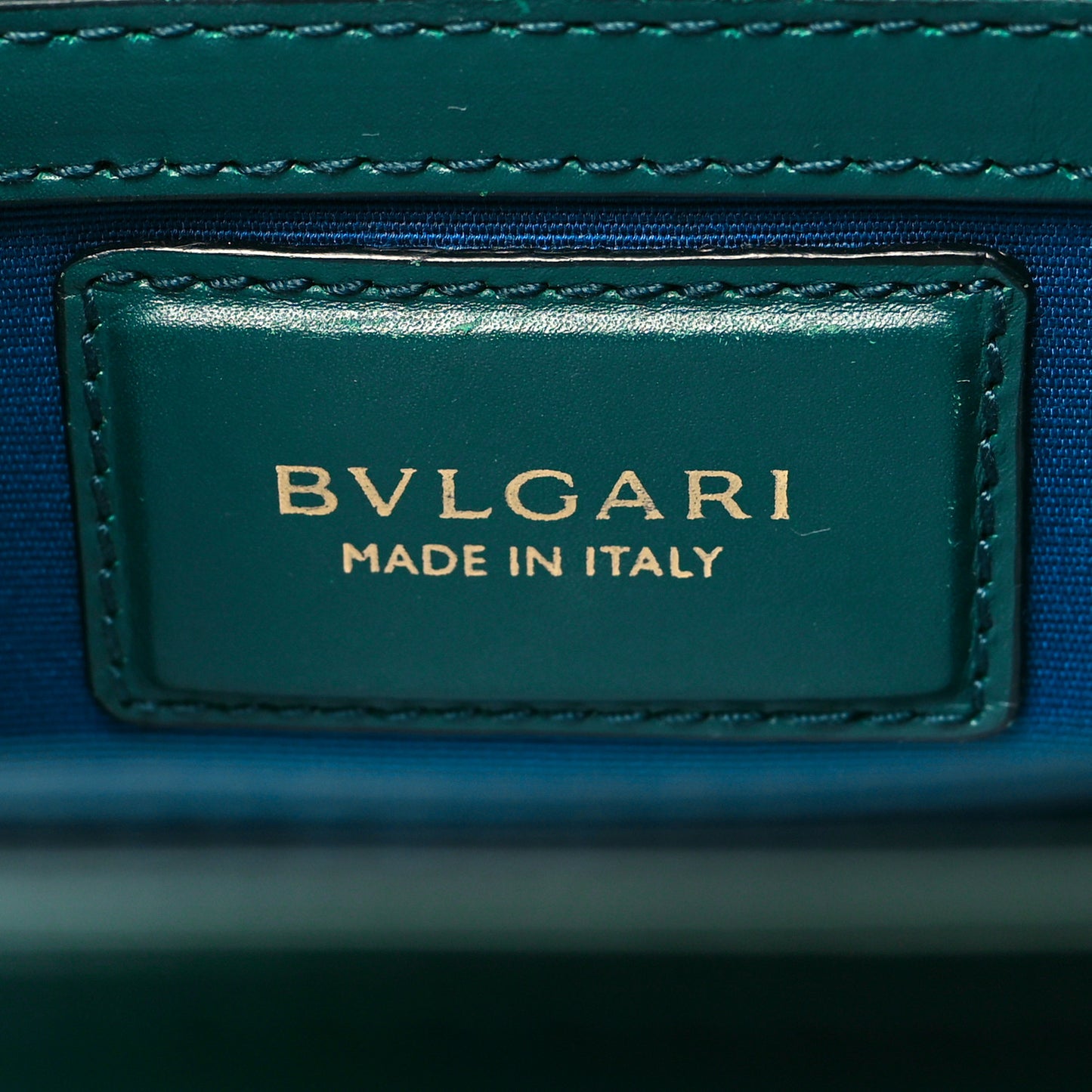 Calfskin Large Serpenti Forever Top Handle Emerald Green