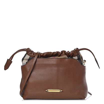 Burberry Calfskin House Check Little Crush Tan 1 of 16