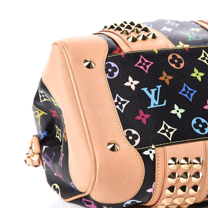 Louis Vuitton Monogram Multicolor Courtney MM Black 8 of 13