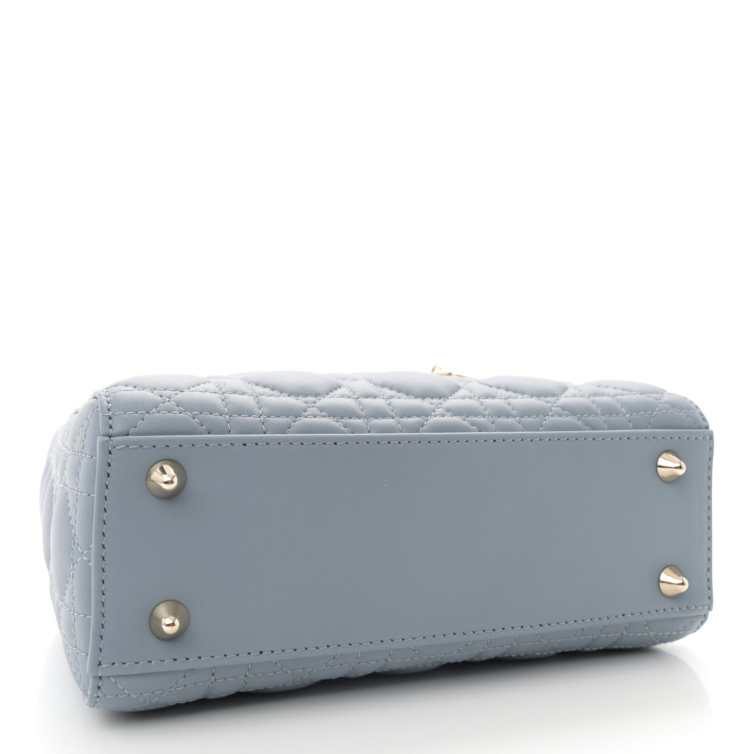 Christian Dior Lambskin Cannage Small My ABCDior Lady Dior Cloud Blue 4 of 10