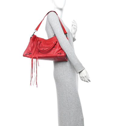 Balenciaga Agneau Classic Hardware City Rouge Coquelicot 2 of 12