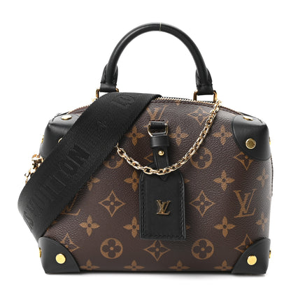 Louis Vuitton Monogram Petite Malle Souple Black 1 of 9