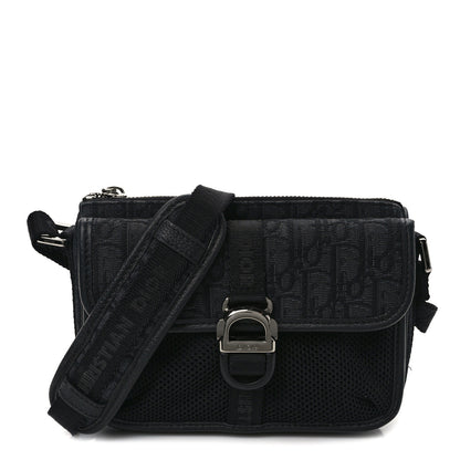 Christian Dior Oblique Jacquard Mini Dior 8 With Strap Black Multicolor 1 of 12