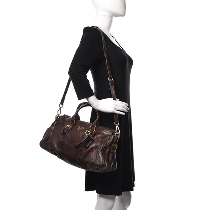 Prada Deerskin Duffel Bag Bruciato 2 of 21