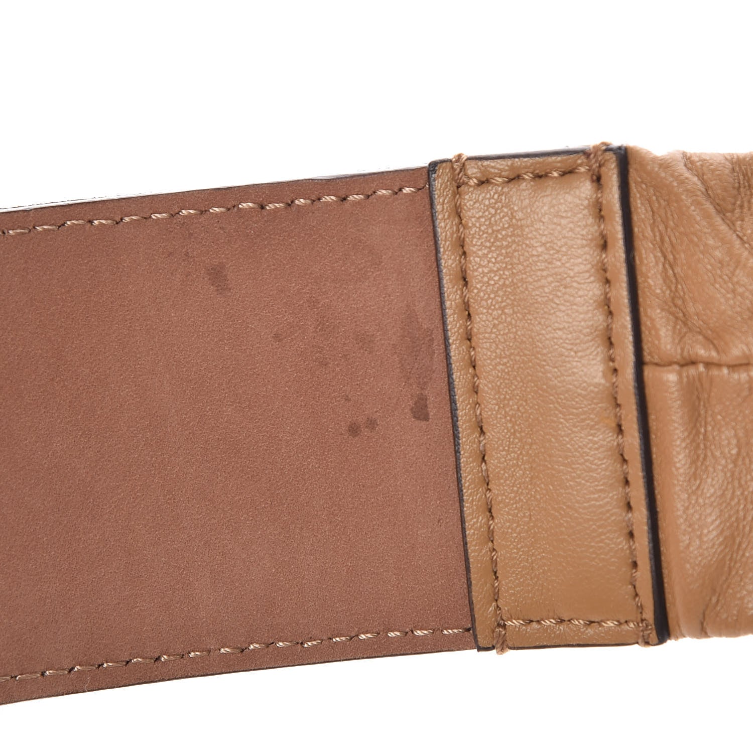 Fendi Velvet FF Belt 85 34 Tobacco 6 of 6