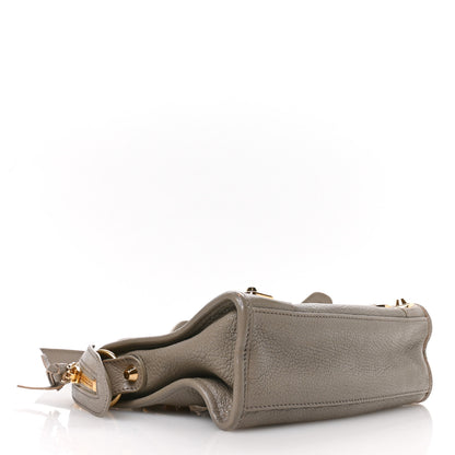 Balenciaga Chevre Gold Metallic Edge Hardware Mini City Gris Taupe 5 of 11