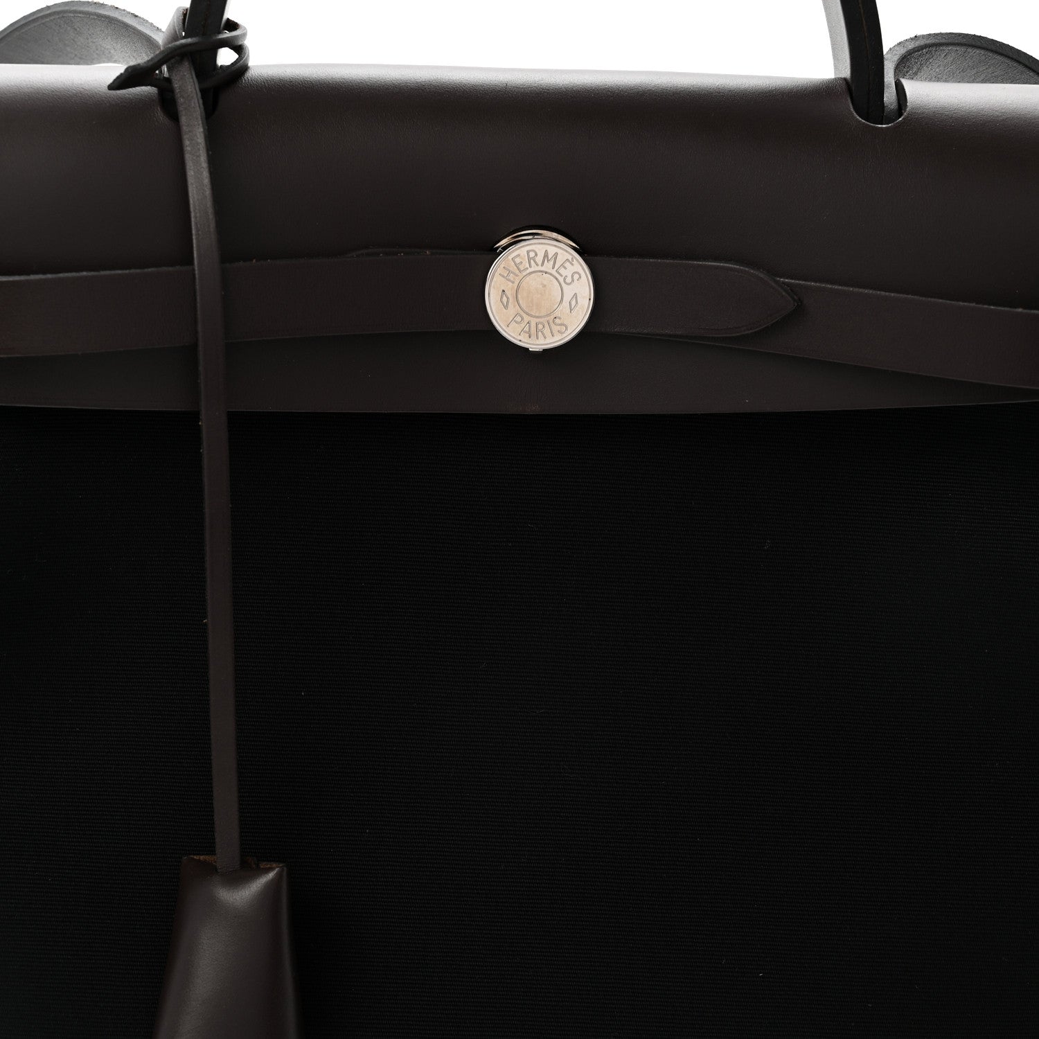 Hermes Toile Vache Hunter Herbag Zip 31 PM Ebene Black 9 of 11