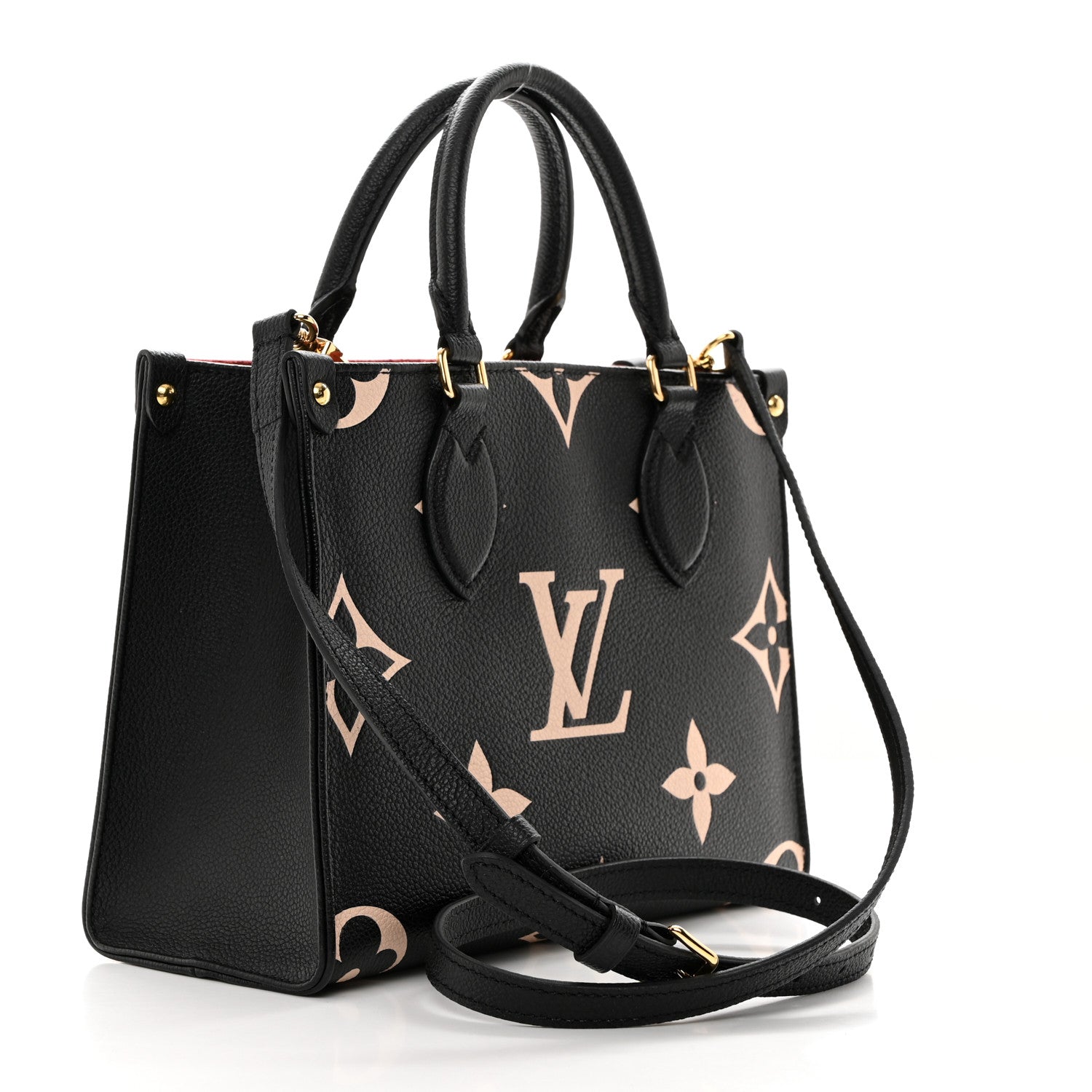 Louis Vuitton Empreinte Monogram Giant Onthego PM Black Beige 3 of 10