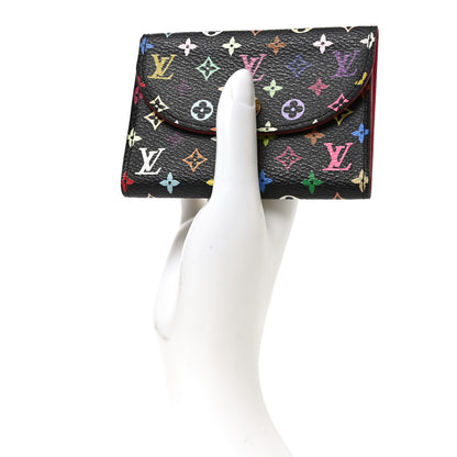 Louis Vuitton Monogram Multicolor Business Card Holder Black Grenade 2 of 6