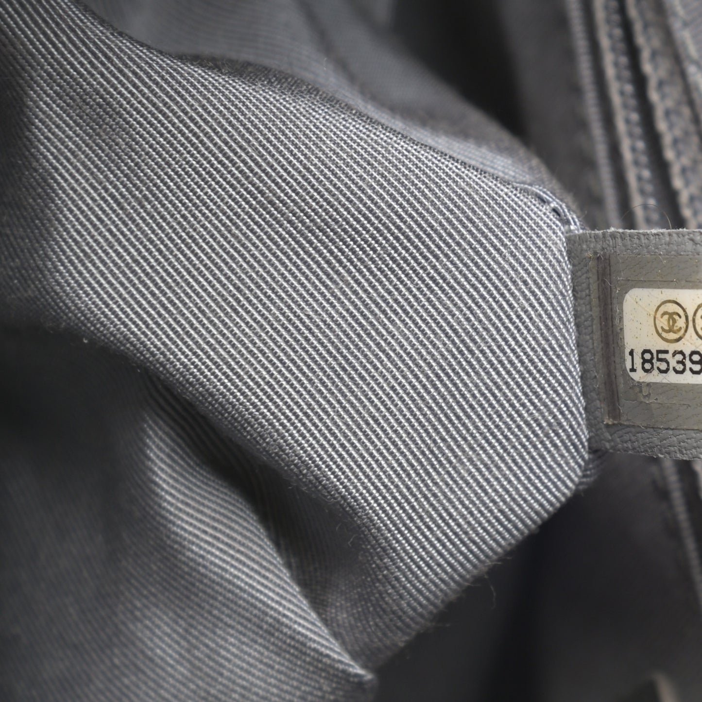 Washed Lambskin Quilted Medium Chain Around Flap Blue