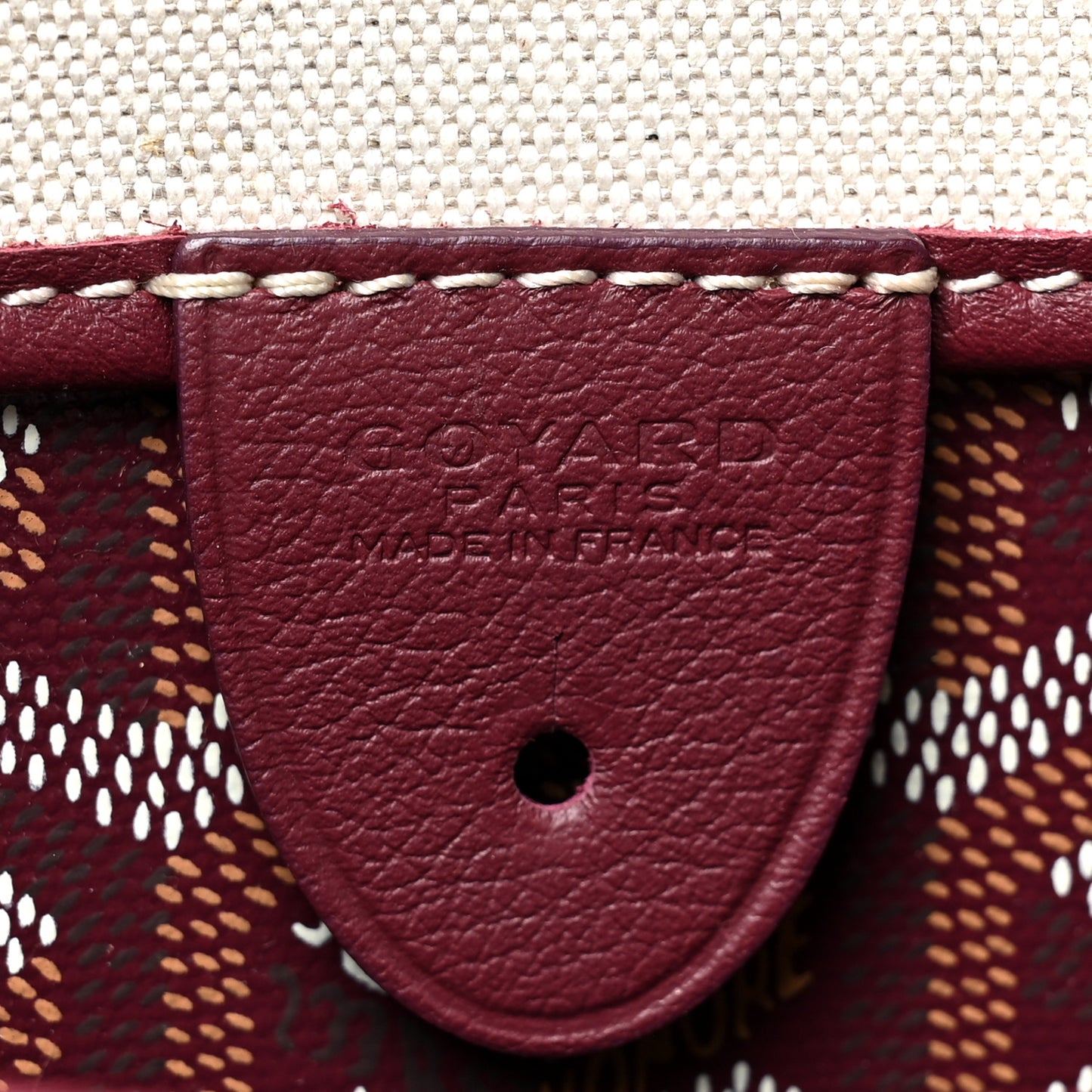 Goyardine Artois GM Burgundy