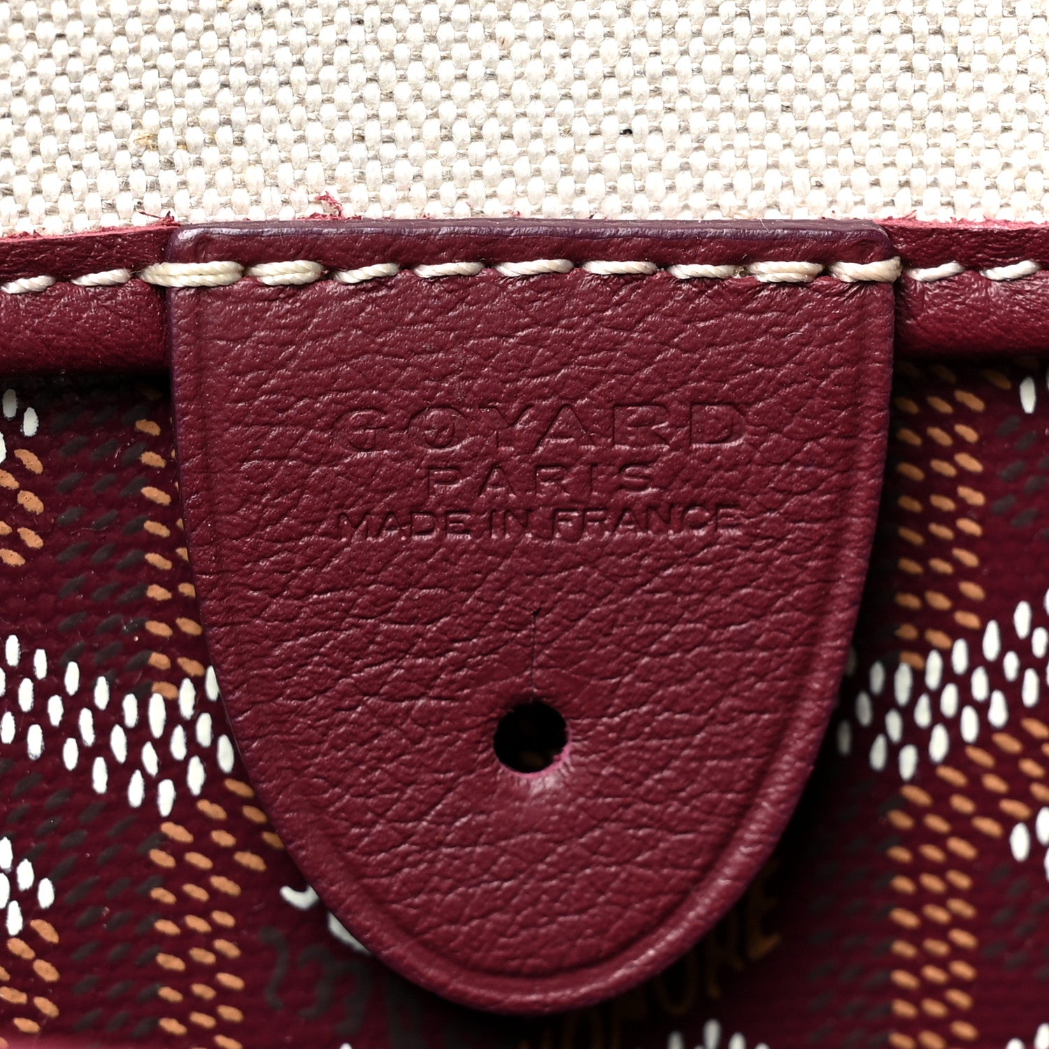 Goyard Goyardine Artois GM Burgundy 6 of 9